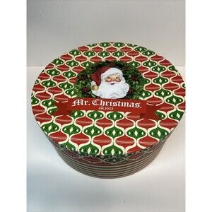 Set of (4) ︱Mr. Christmas︱Dessert Plates︱8 inches︱